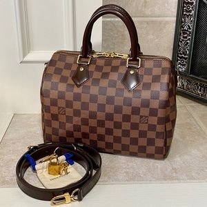 Louis Vuitton Speedy B 25 Damier Ebene